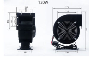 QUẠT LY TÂM MINI 120W